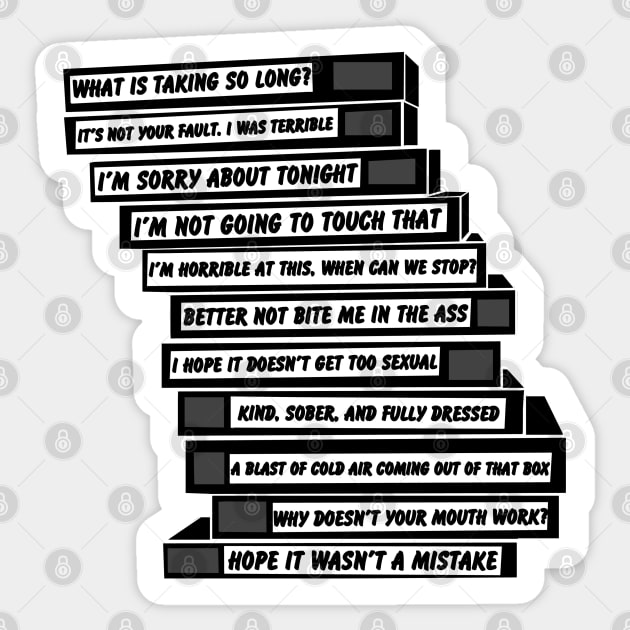 Brooklyn Nine-Nine Sex Tapes Sticker by KsuAnn